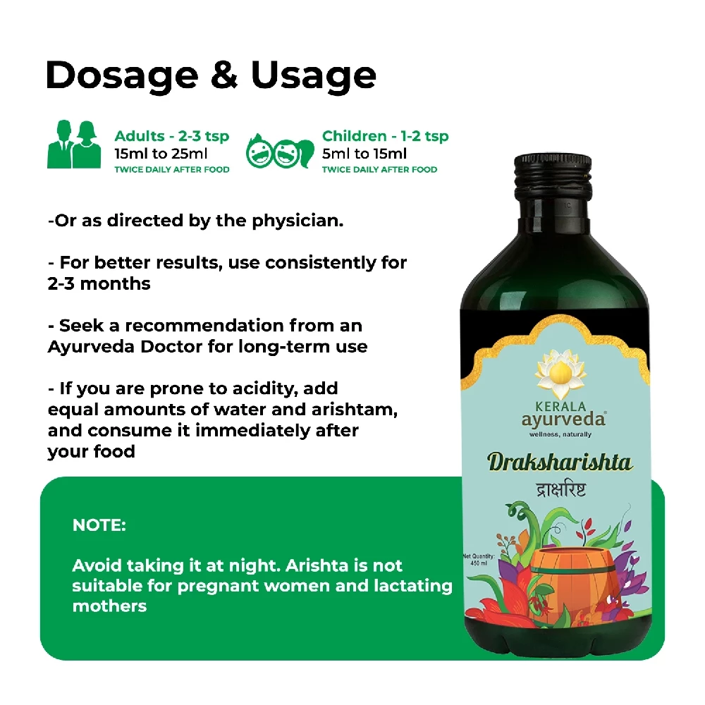 Kerala Ayurveda Draksharishtam, 450 ml-5.webp